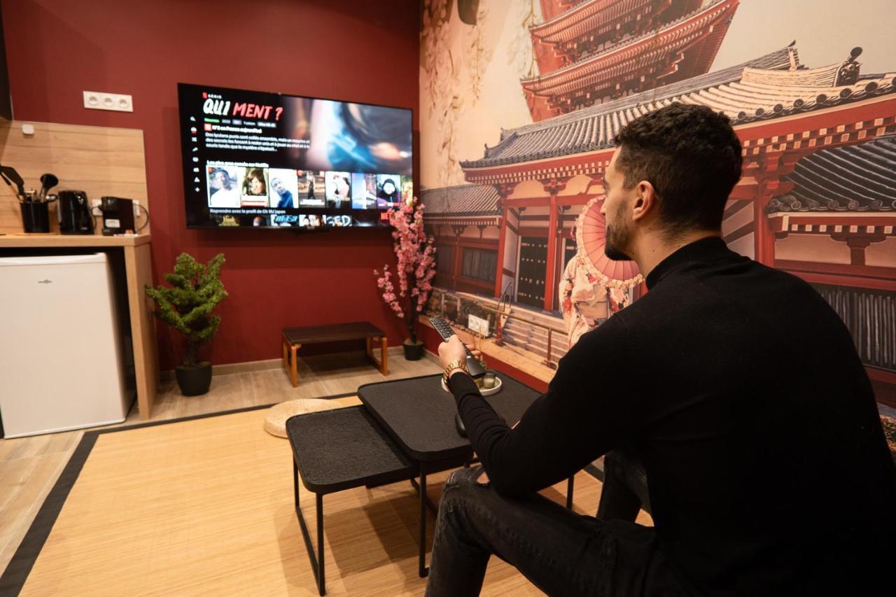 דירות Trith-Saint-Leger Capsule Japon - Jacuzzi - Netflix & Ecran Cinema - Xbox מראה חיצוני תמונה